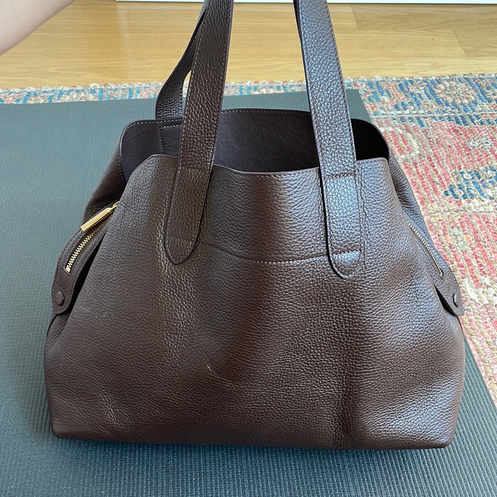 Cuyana zippered satchel, like new
